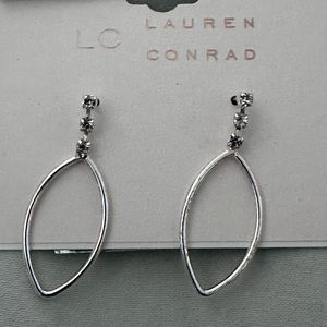 Lauren Conrad silver earrings